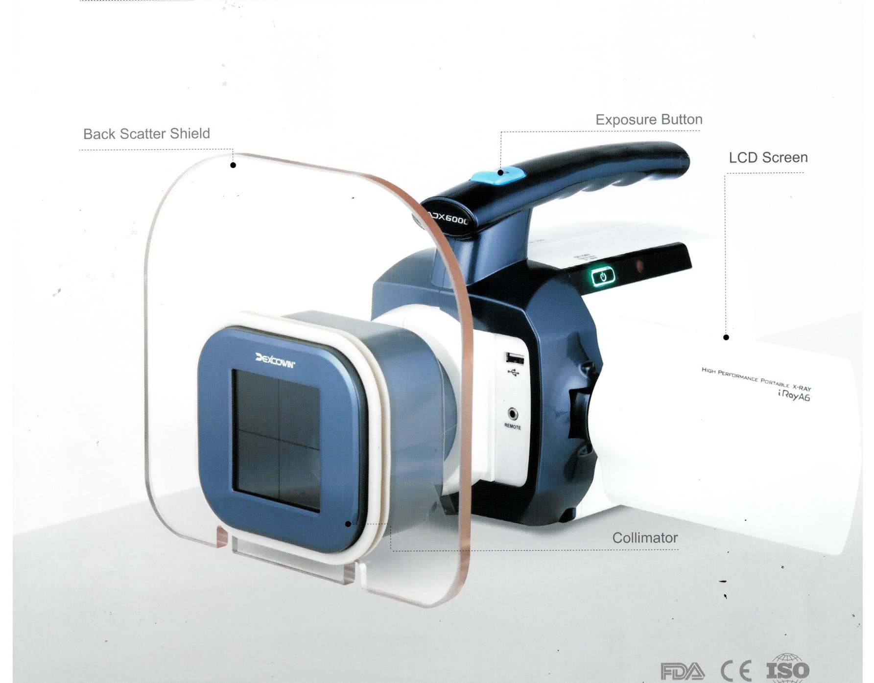 Dexcowin iRay A6 ADX6000FB – Φορητό Ψηφιακό Ακτινολογικό
